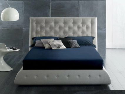 Простыня Primavelle на резинке Satin Luxe (темно-синяя) 499