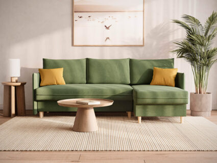 Диван Сонум Rain угловой Лаунж Зеленый 985