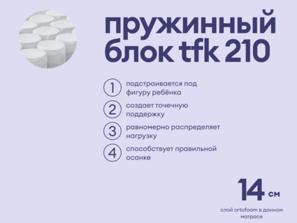 Матрас Базилик Бэби Фан 52