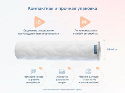 Матрас Димакс Relmas Cocos 3 S1000 уцененный 40